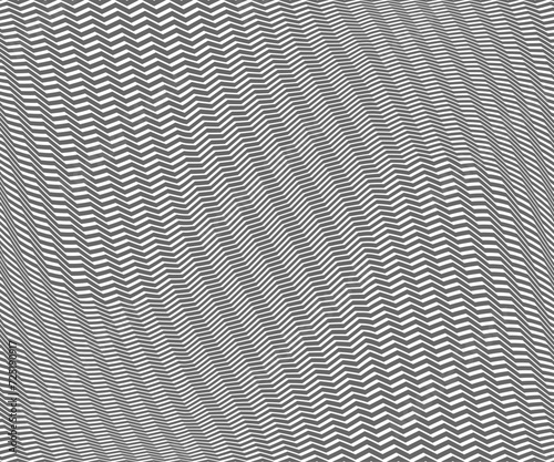 Zig Zag lines pattern. Wavy line background. Wave texture vector - illustration