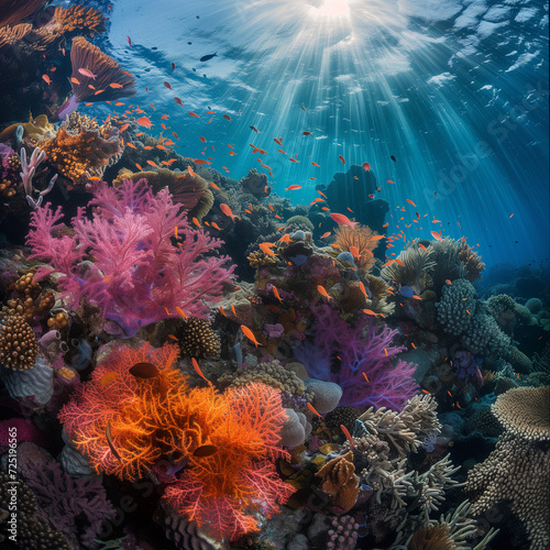 Tropical Coral Reef High-Resolution Travel Photograph