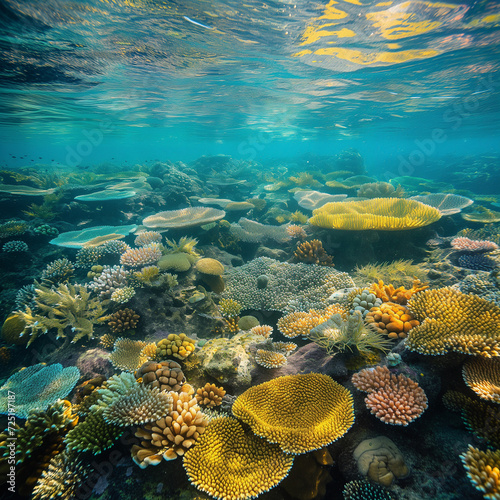 High-Resolution Travel Photograph: The Tropical Coral Reef