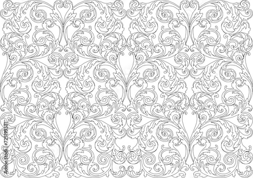 Vector sketch illustration of abstract background pattern design