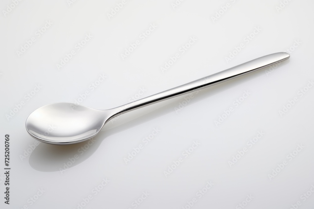 Close-up spoon isolated on white background Close-up spoon isolated on white background