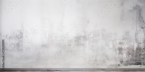 White wall with grunge background.