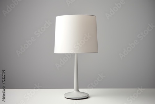 Table lamp isolated on white background