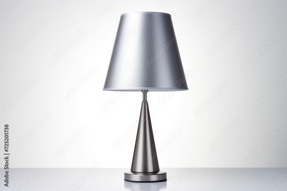 Table lamp isolated on white background