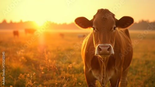 cow in the field