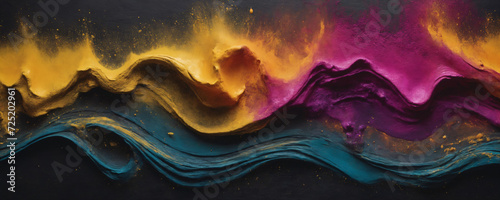 abstract wave paint background 