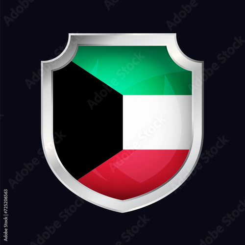 Kuwait Silver Shield Flag Icon Free Download Kuwait Silver Shield Flag Icon - GFXLoad