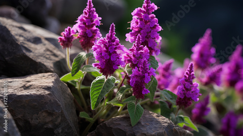 Bunch of Betonica officinalis in nature