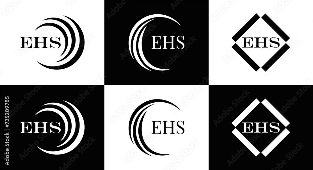EHS logo. E H S design. WhitE H SHS letter. EHS, E H S letter logo SET design. Initial letter EHS linked circle uppercase monogram logo. E H S letter logo SET vector design. EHS letter logo design
EHS logo. E H S design. WhitE H SHS letter. EHS, E H S letter logo SET design. Initial letter EHS linked circle uppercase monogram logo. E H S letter logo SET vector design. EHS letter logo design
