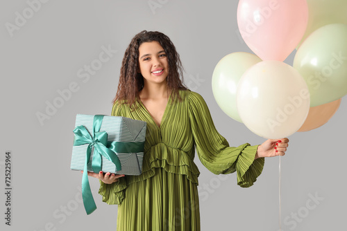 Beautiful young woman with ...