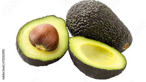 avocado fruit on transparent background
