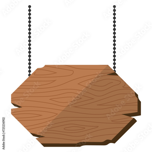 Hanging Wooden Board