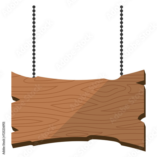 Hanging Wooden Board