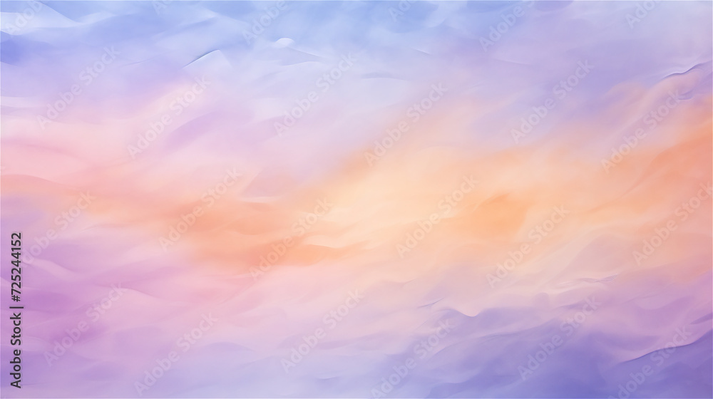 Pastel Dawn: Gentle Lavender and Peach Brushstrokes
