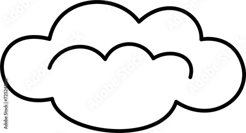 cloud cartoon lineart