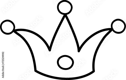 crown cartoon lineart