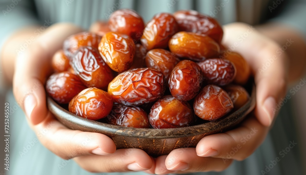 image of a person eating dates during Ramadan image of a person eating dates during Ramadan