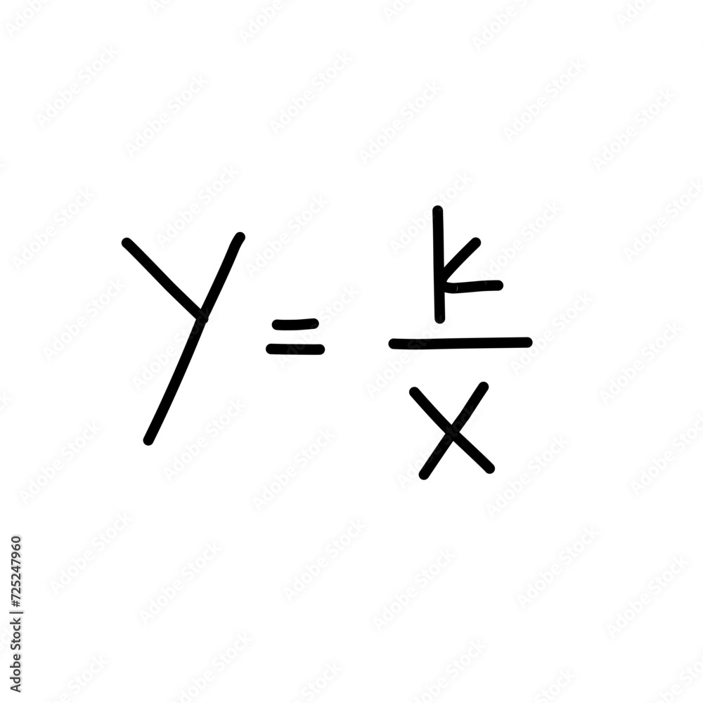 Hand Drawn Mathematical Formula Hand Drawn Mathematical Formula