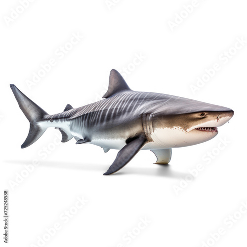 A full body of a shark  on transparency background PNG © Sim