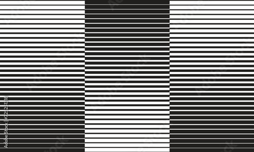 abstract repeatable seamless black horizontal thin to thick line pattern.