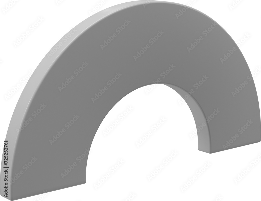 Gray Abstract Curve Shape 3d Element Illustration Gray Abstract Curve Shape 3d Element Illustration