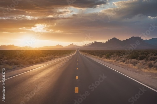 sunset on the road © azait24