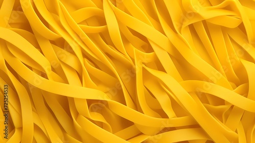 Pasta background, spaghetti abstract geometric pattern. Macaroni yellow poster. generative ai