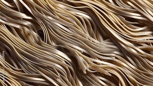 Pasta background, spaghetti abstract geometric pattern. Gray poster. generative ai