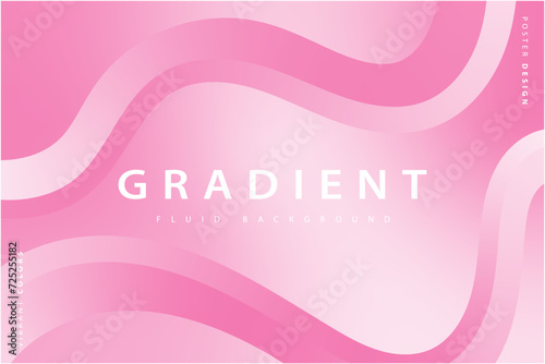 Sweet pink modern gradient fluid vector background