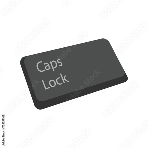 caps lock icon vector
