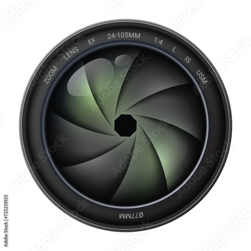Camera shutter lens photography equipment vector
