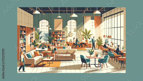 World wide business concept image. Vector illustration.