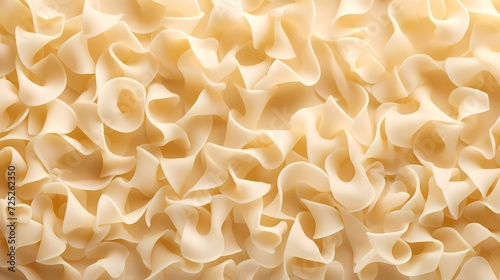 Pasta background, spaghetti abstract geometric pattern. White poster. generative ai
