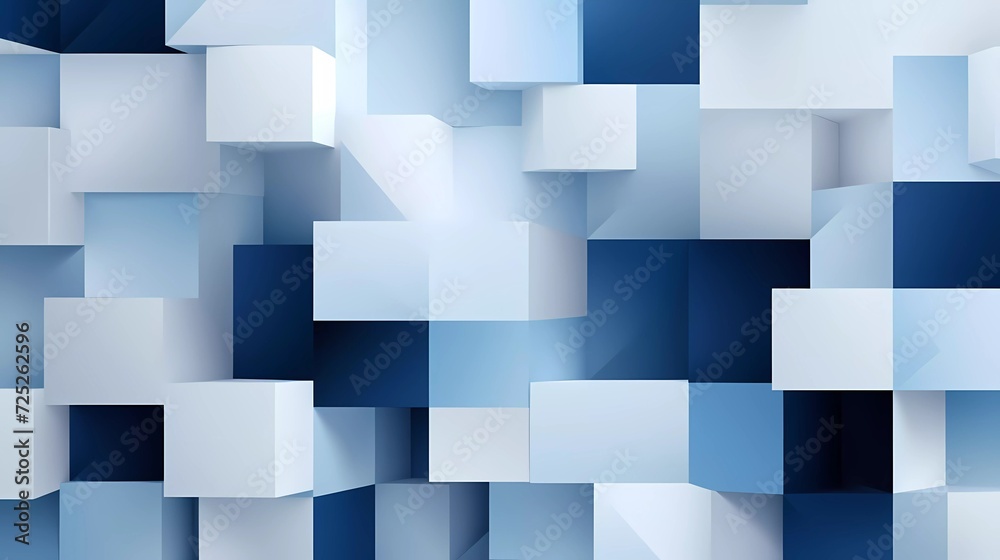 Abstract white and dark blue background, Geometric pattern. generative ai Abstract white and dark blue background, Geometric pattern. generative ai