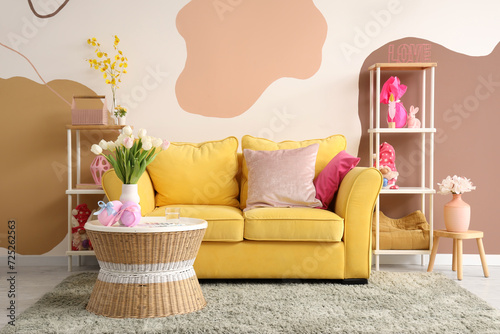 Interior of living room wit...