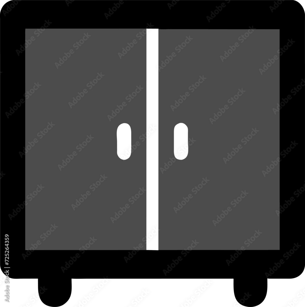 cupboard icon vector sign. Symbol, logo illustration. cupboard icon vector sign. Symbol, logo illustration.