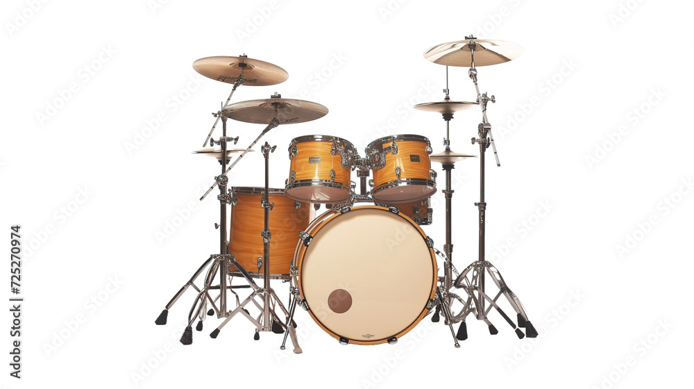 drum musical instrument on transparent background