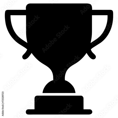trophy icon in trendy flat style, vector icon