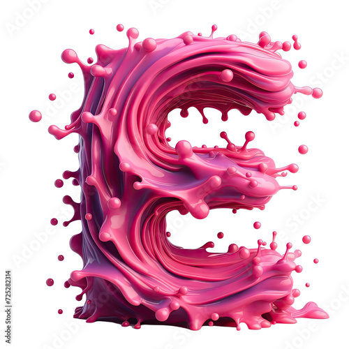 Isolated 3D Letter on a Clear PNG Canvas Generative AI © faical