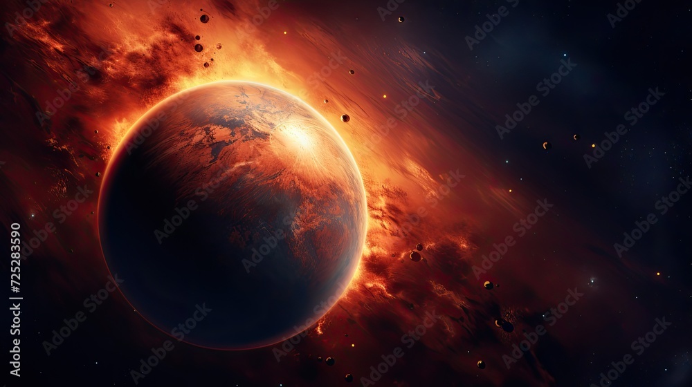 Obraz premium Planet Mars illustration