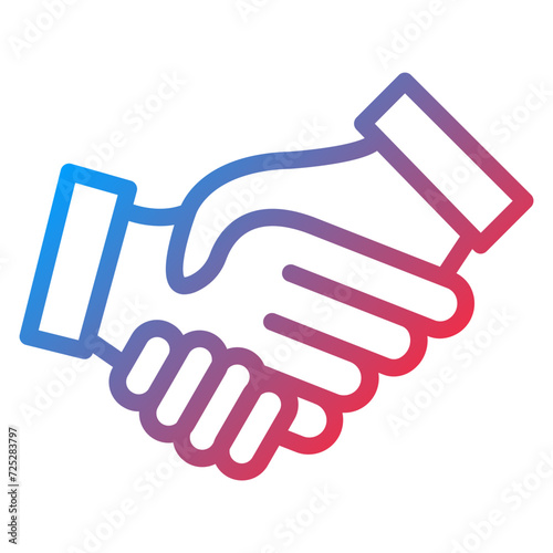 Handshake Icon Style