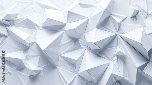 white futuristic geometric background display