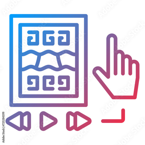 Interactive Exhibit Icon Style
