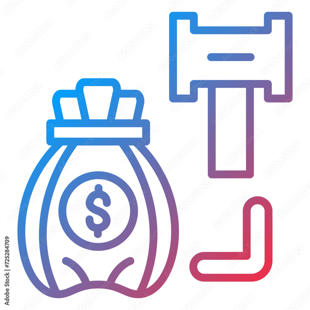 Obraz premium Penalty Icon Style