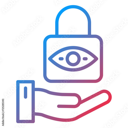 Privacy Awareness Icon Style