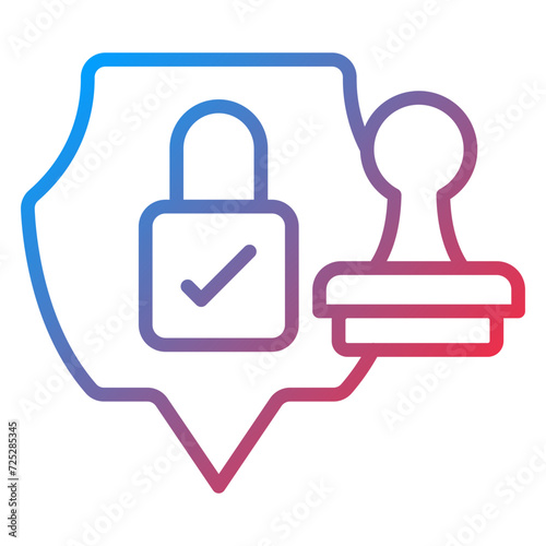 Privacy Legislation Icon Style
