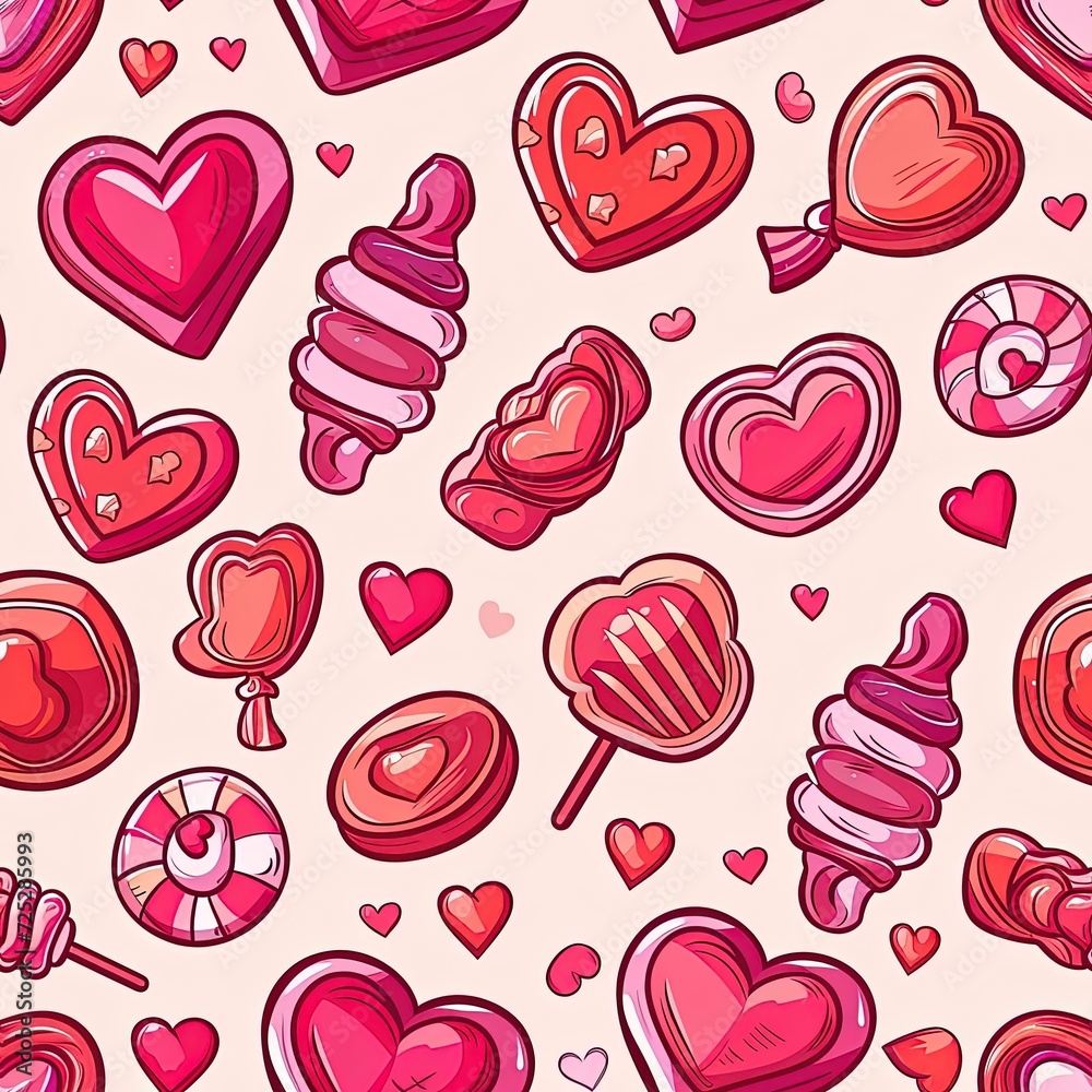 candy with heart pattern candy with heart pattern