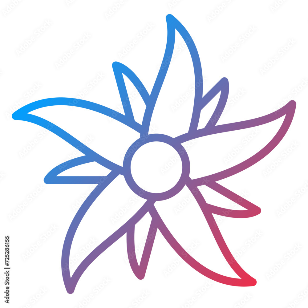 Borage Icon Style Borage Icon Style