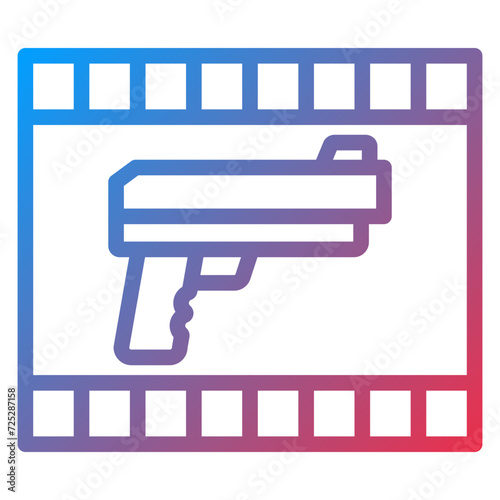 Action Film Icon Style