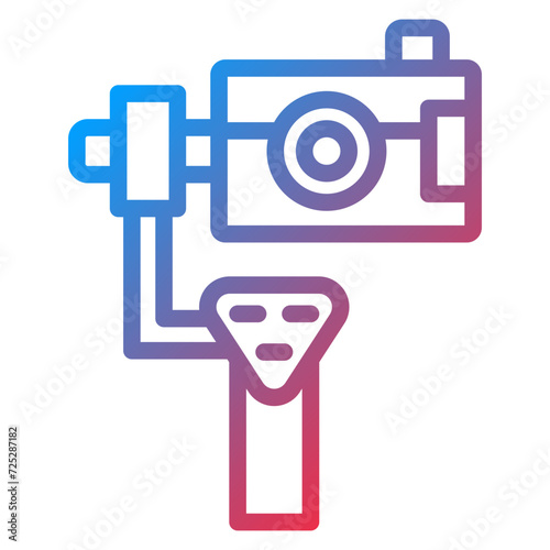 Camera Gimbal Icon Style